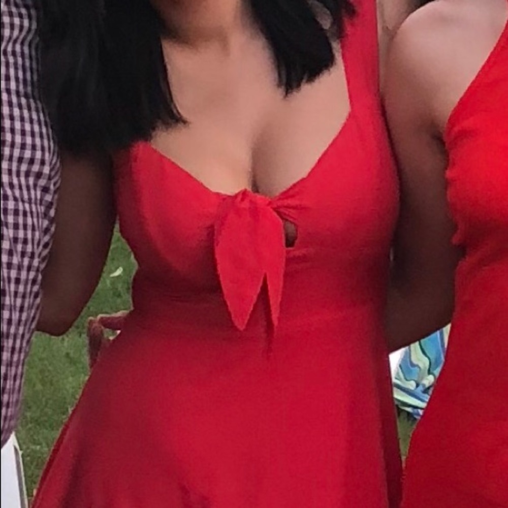 Beautiful red dress